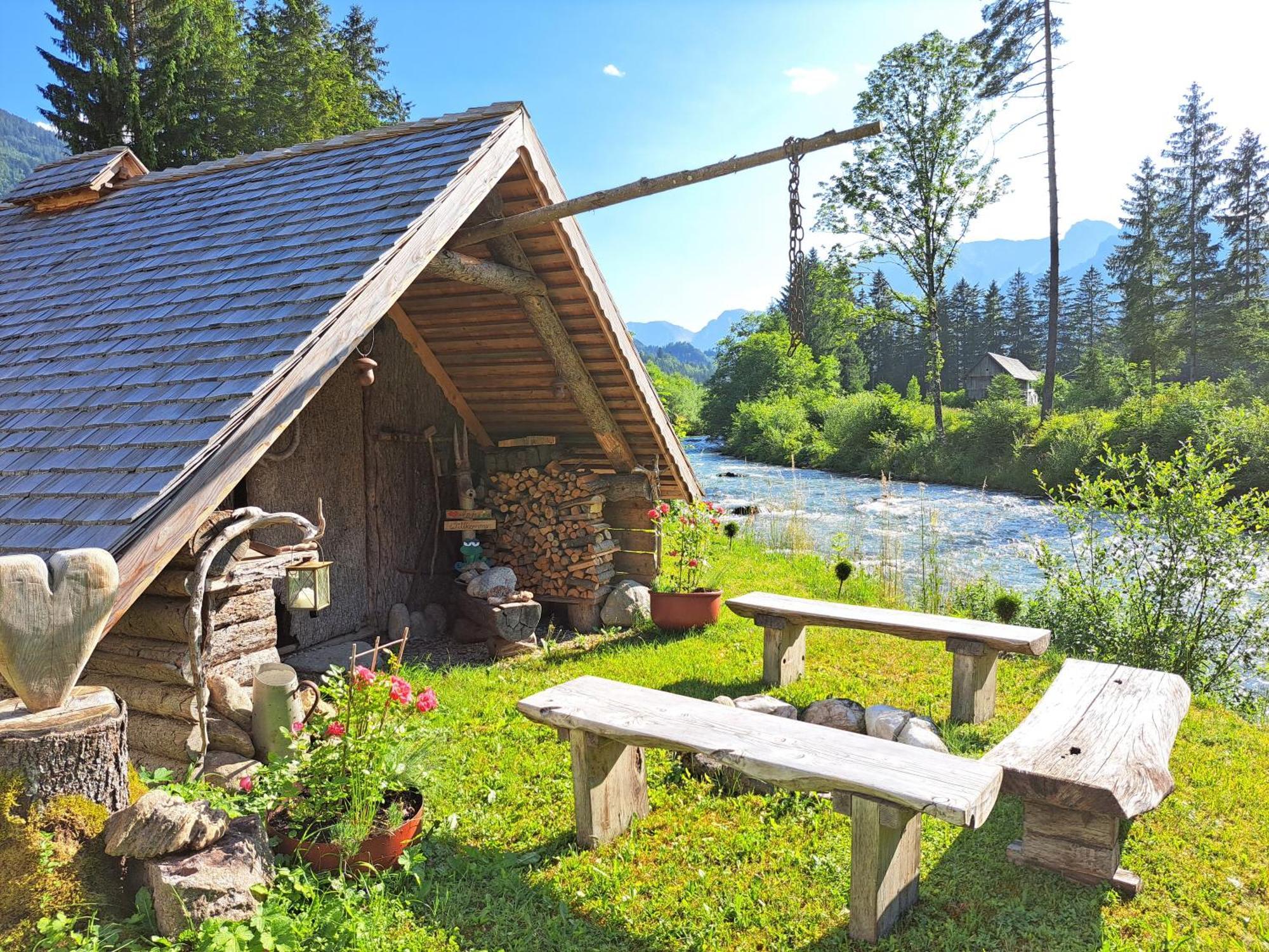 Hotel Garni Landhaus Buertlmair Hinterstoder Exterior foto